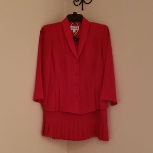 A suit and skirt set